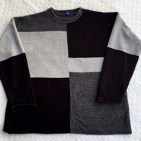 Karen Scott Sweaters - KAREN SCOTT COLOR BLOCK SWEATER